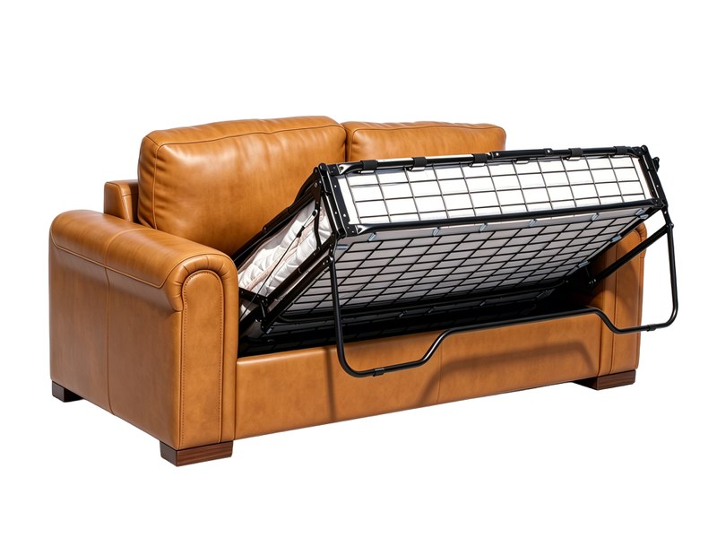 Mecanismo de sofá-cama com grade de metal de 2 dobras