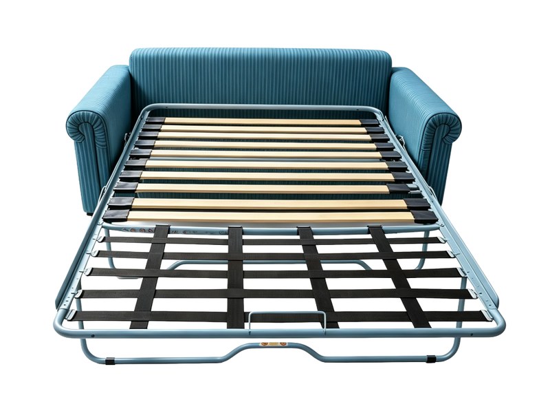 Mecanismo de sofá-cama de ripas de 2 dobras