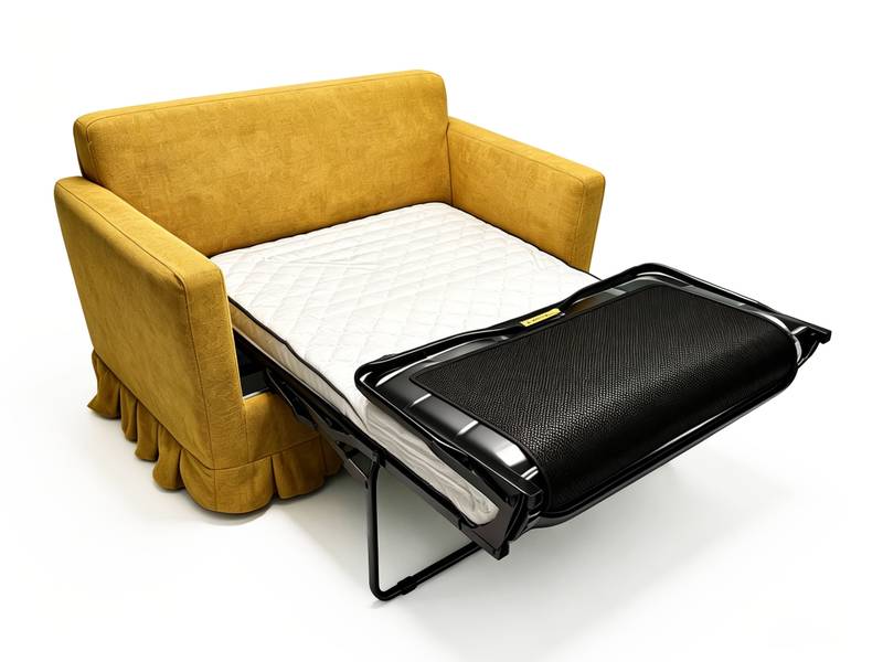 Como projetar um sofá-cama？