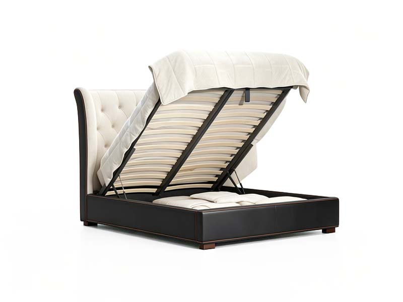 Cama de costela estilo armazenamento