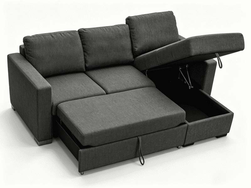Características do sofá-cama removível