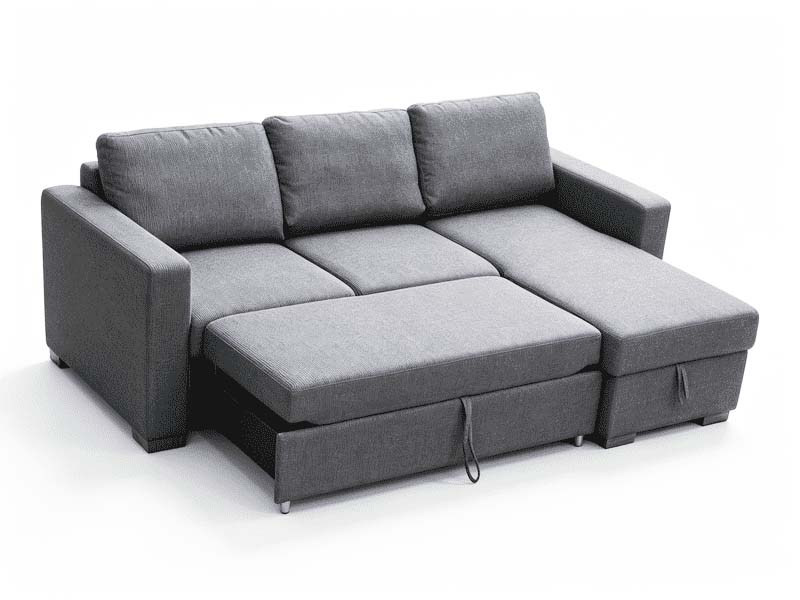 Como os mecanismos extraíveis do sofá-cama pop-up melhoram o conforto e a conveniência?