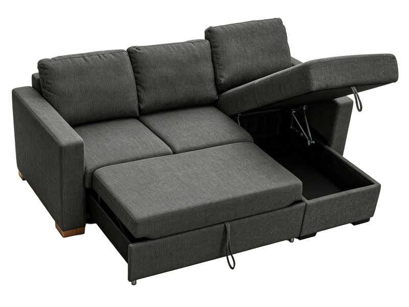 Mecanismo seccional de sofá-cama extraível